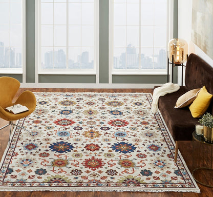 Hand Knotted Wool Transitional Rug KUS1200