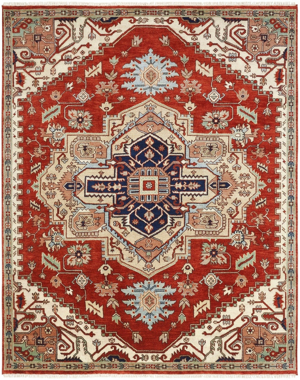 Hand Knotted Wool Heriz Rug KUS1210
