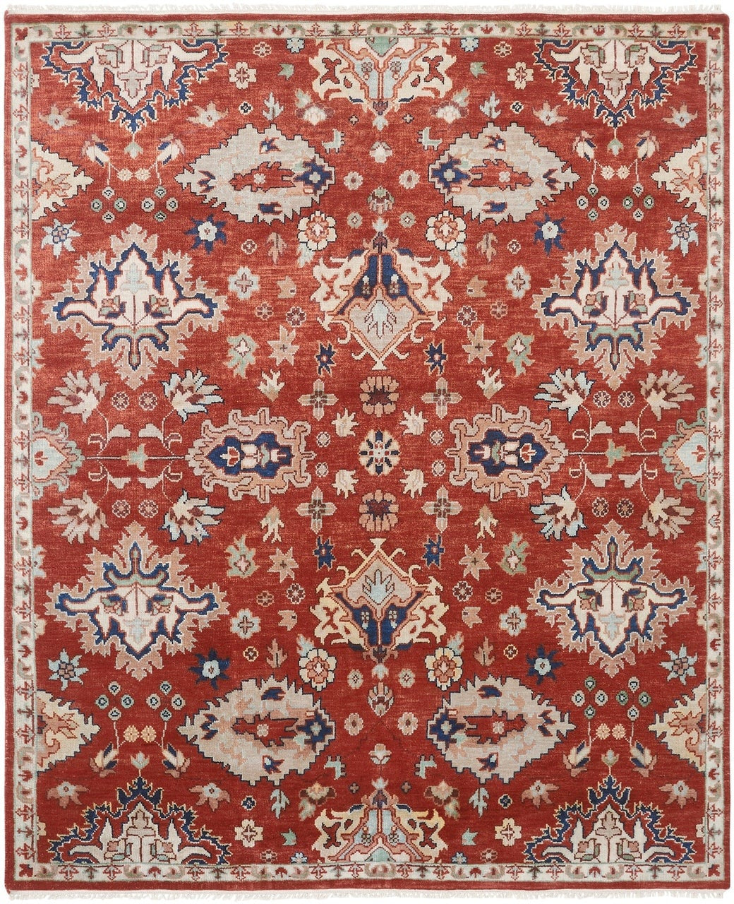 Hand Knotted Wool Southwest/Tribal Rug KUS1220
