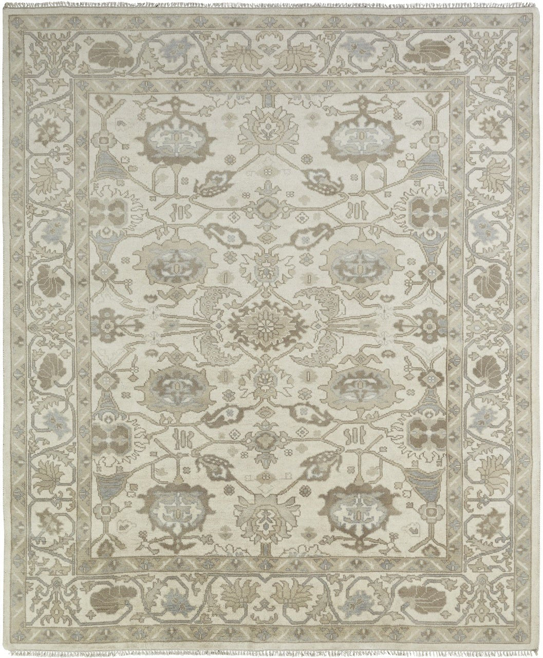 Hand Knotted Wool Tabriz Rug KUS1430