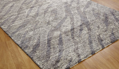 Hand Knotted Wool & Silk Modern Rug KVS6060