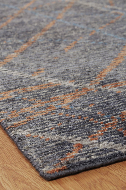 Hand Knotted Wool & Silk Modern Rug KVS6090