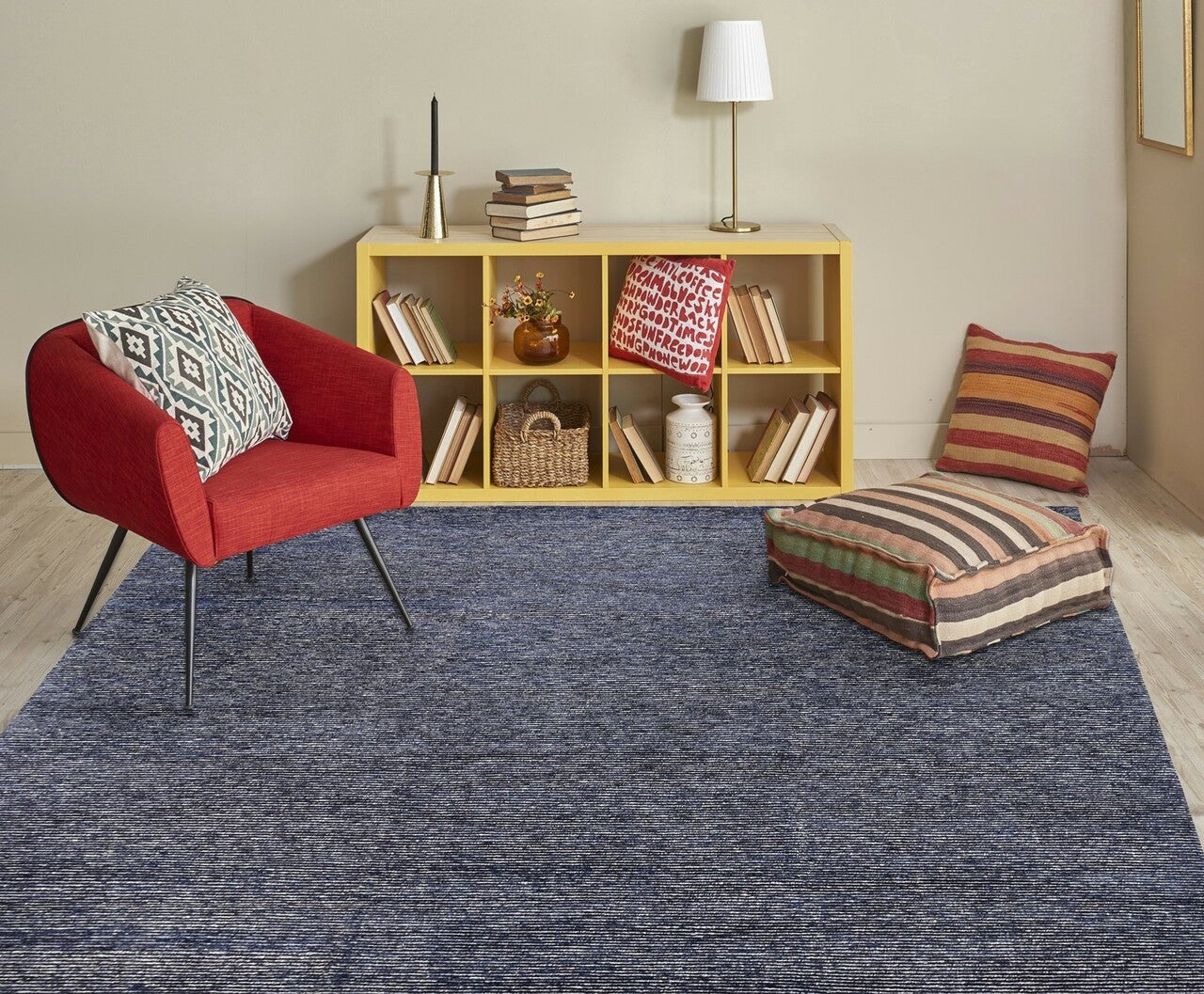 Hand Knotted Wool & Silk Transitional Rug KVS6100