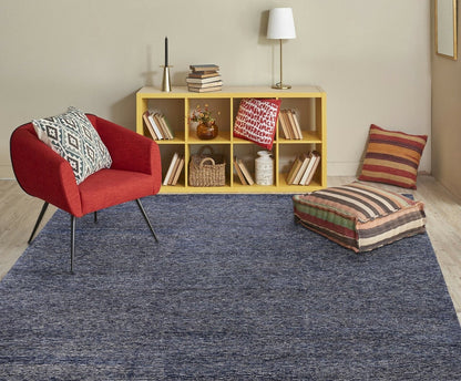 Hand Knotted Wool & Silk Transitional Rug KVS6100