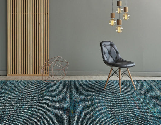Hand Knotted Wool & Silk Transitional Rug KVS6120