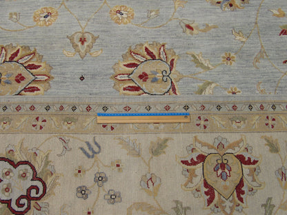 Agra Chobie 10'2" x 14'0" Hand knotted Wool Rug -w11412