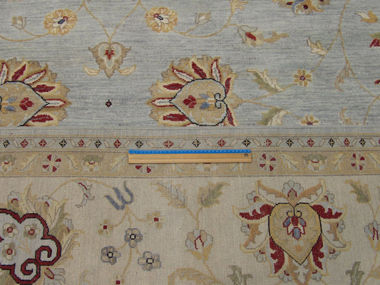 Agra Chobie 10'2" x 14'0" Hand knotted Wool Rug -w11412