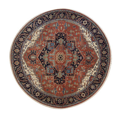 Tribal Fine Sherapi Wool Hand Knotted Rug 5.11x5.11  -w20216