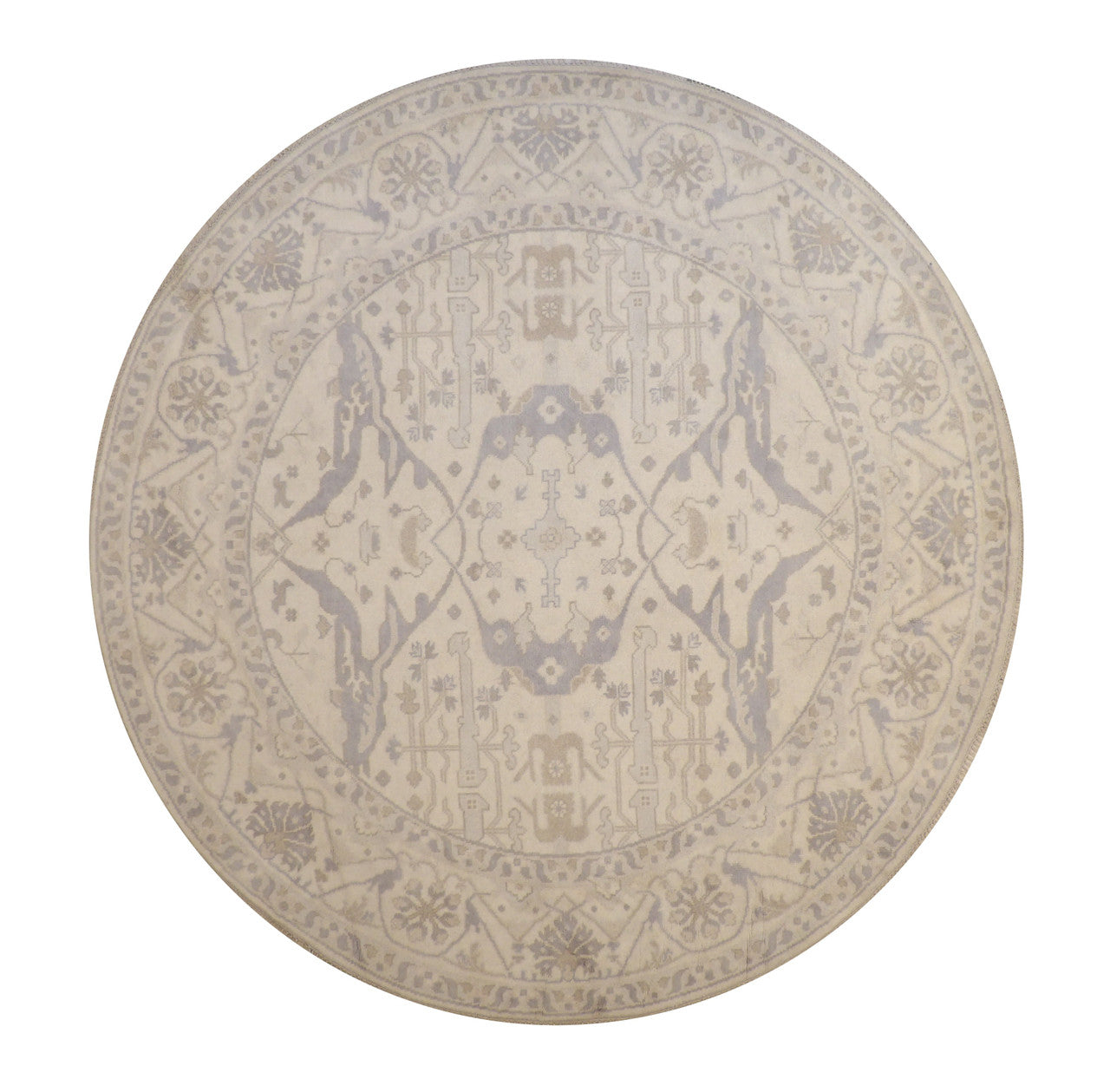 Oushak Indo Zigler Wool Hand Knotted Rug 10.0x10.0  -w20336