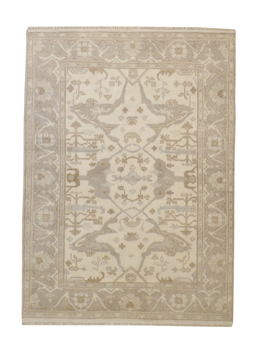 Traditional Zigler Wool/silk Hand Knotted Rug 6X9 - W20346