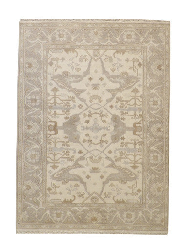 Traditional Zigler Wool/silk Hand Knotted Rug 6X9 - W20346