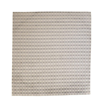Modern Block Line Design Wool Hand Knotted Rug 8.0x8.8  -w2127