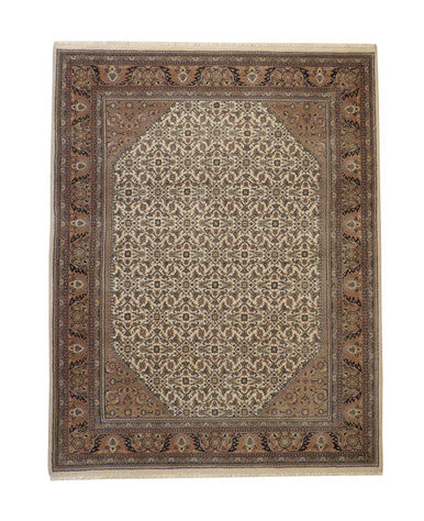 Traditional Indo Bidjar Wool Hand Knotted Rug 6X9 - w2226