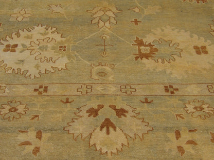 Turk Oushak Natural-dye 10'0"x14'0" Hand-knotted Rug -W389
