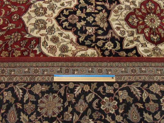 Fine Persian Tabriz 10'0"x14'0" Hand-knotted Rug -W426