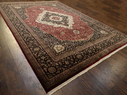 Fine Persian Tabriz 10'0"x14'0" Hand-knotted Rug -W426