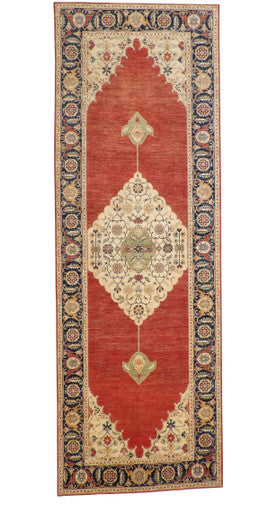 Tribal Fine Sherapi Wool Hand Knotted Rug 6.0x18.0 - w5098
