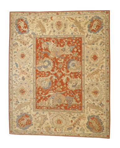 Tribal Vege-dye Mamluk Wool Hand Knotted Rug 9.1x12.0 - w5104