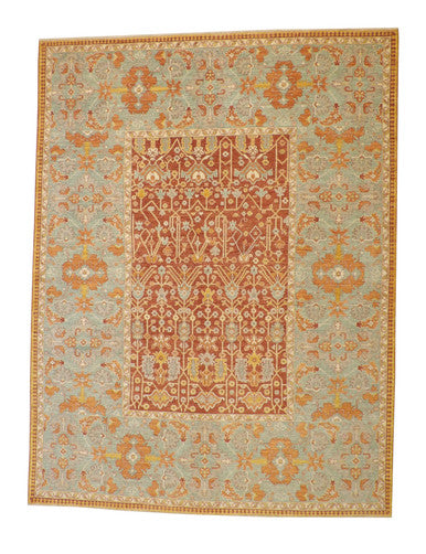 Tribal Vege-dye Bamyan Wool Hand Knotted Rug 9.0x12.0 - w5106