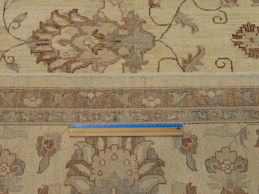 Oushak Chobie Natural-dye 10'0"x14'0" Hand-knotted Rug -W558