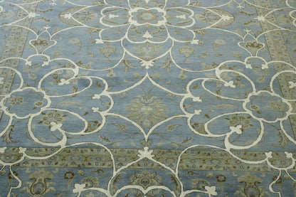 Full view of Traditional Agra Ziegler Chobi rug