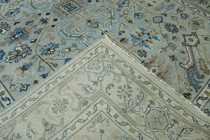 Oushak Colorful Ziegler pattern detail