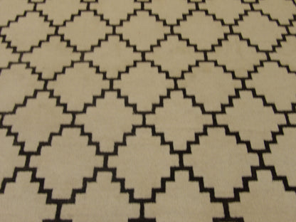 Back of Moroccan hand-knotted rug