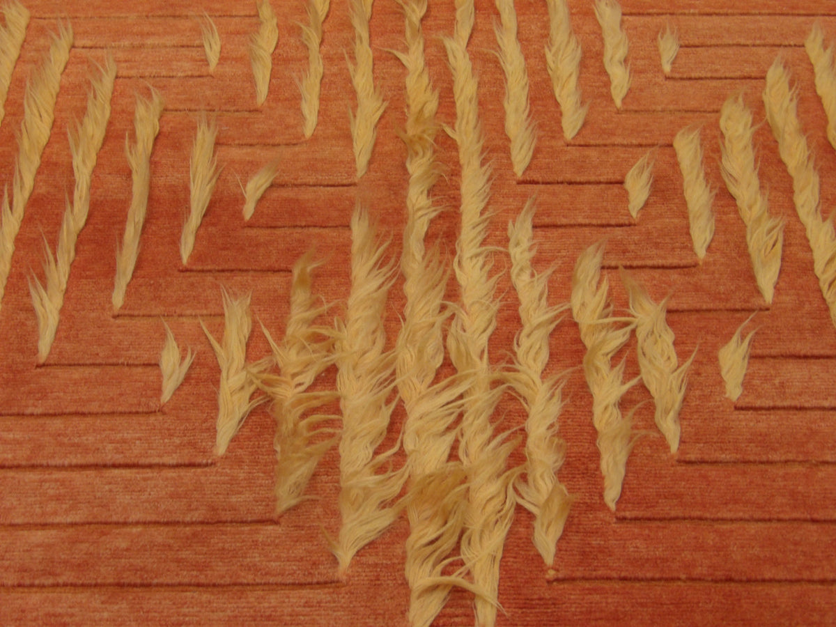 Modern shag wool texture close-up