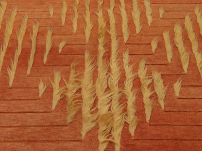 Modern shag wool texture close-up