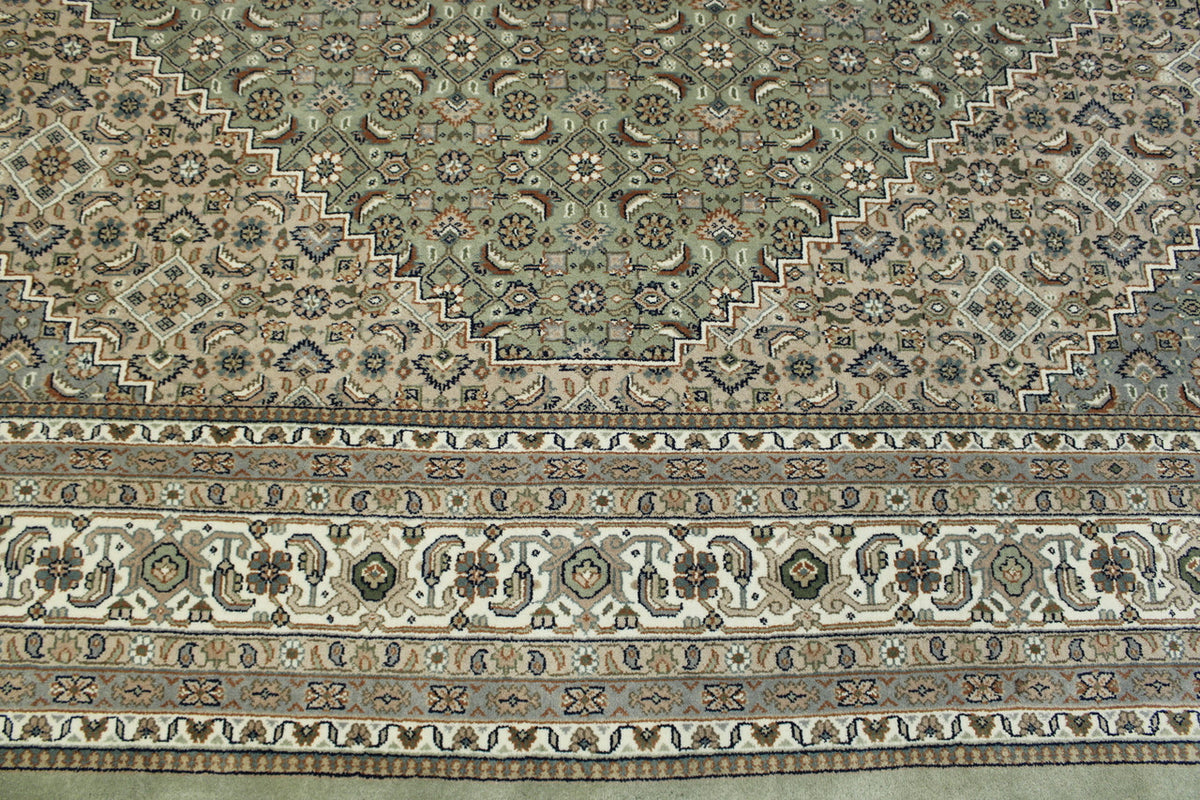 Back of Traditional Bidjar Design hand-knotted rug