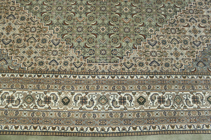 Back of Traditional Bidjar Design hand-knotted rug