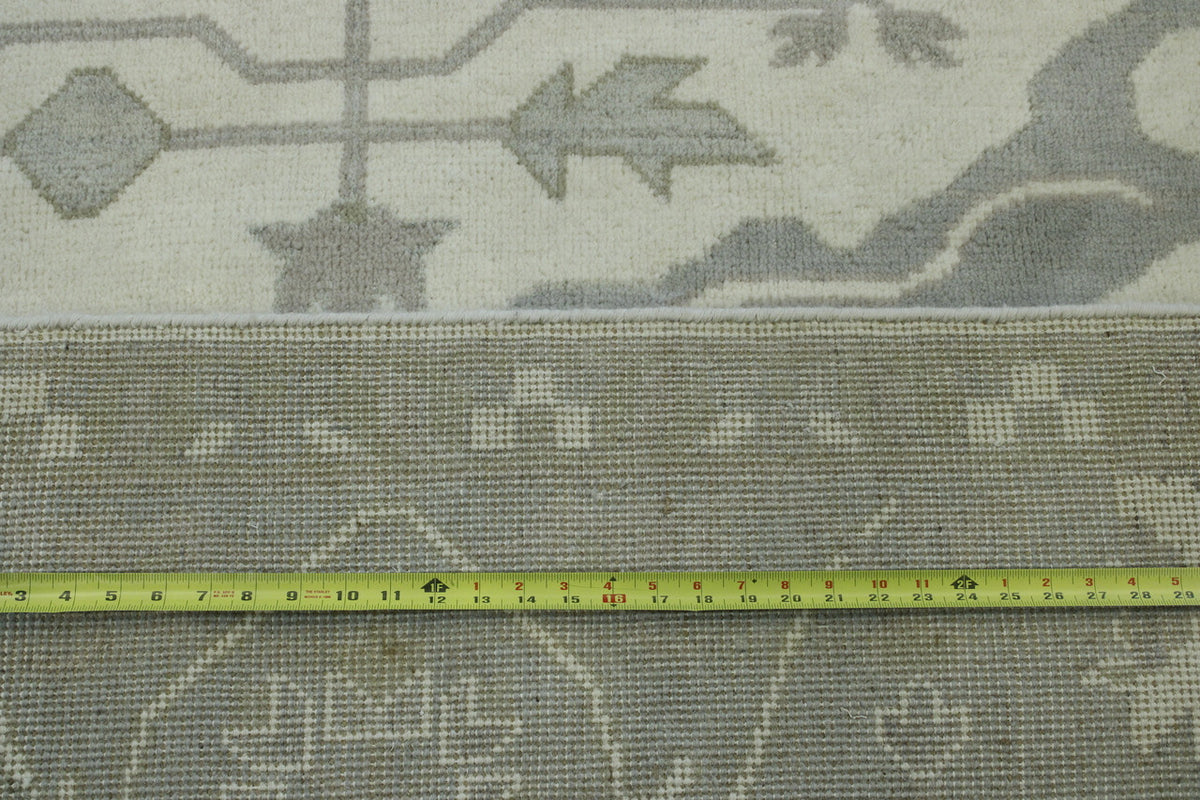 Close-up of wool pile, Beige rug