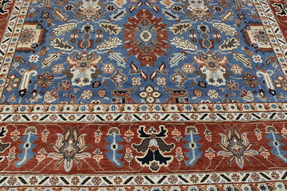Back of Traditional Fine Sherapi hand-knotted rug