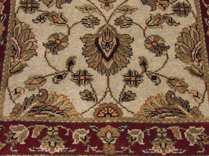 Jaipur Kashan rug border detail