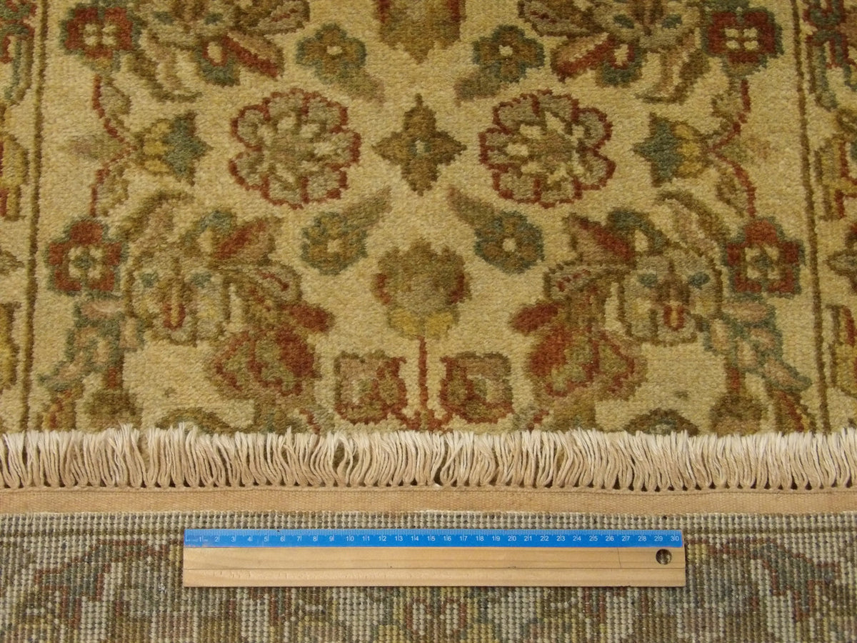 Full view of Turkish weave hand-knotted runner