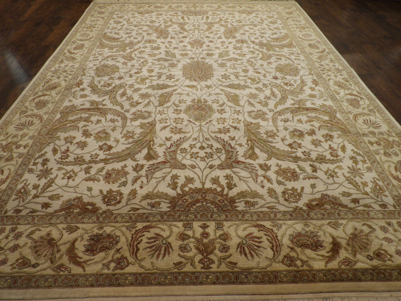 Fine Kashan Tie Dye rug corner detail