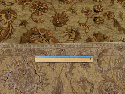Blue & Gold Fine Ziegler Tie Dye rug in room setting
