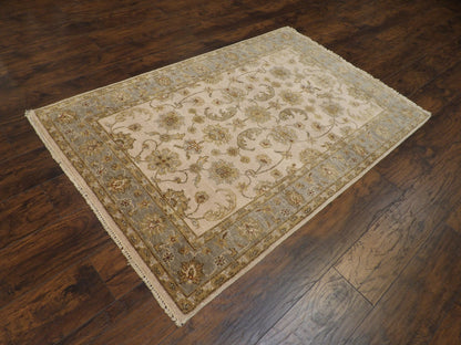 Chobi pattern detail, natural dye rug