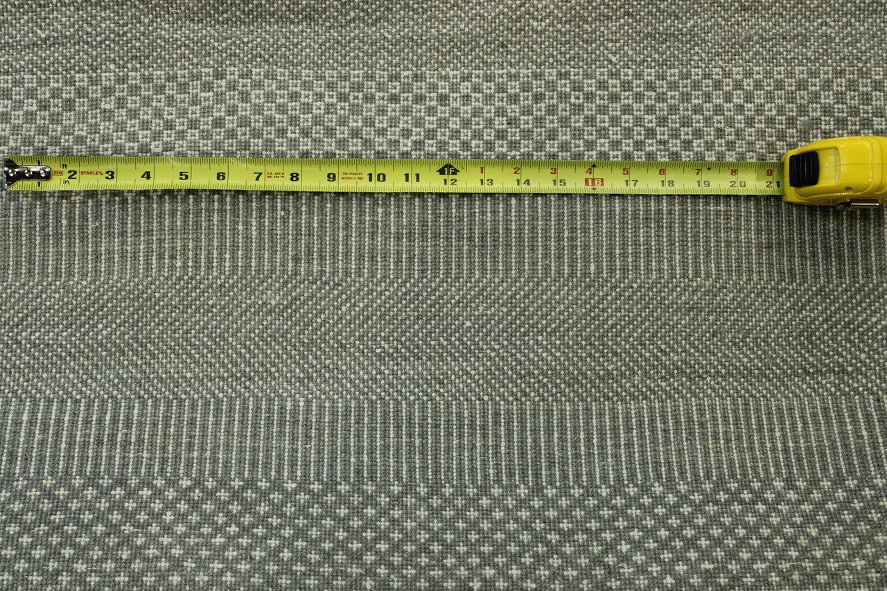Back of Modern Grass Design hand-knotted rug