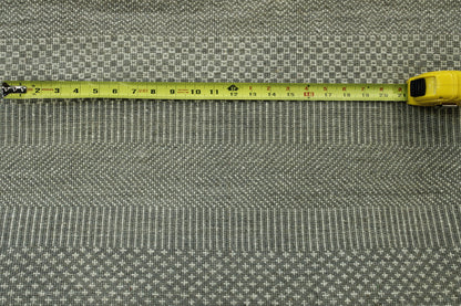 Back of Modern Grass Design hand-knotted rug