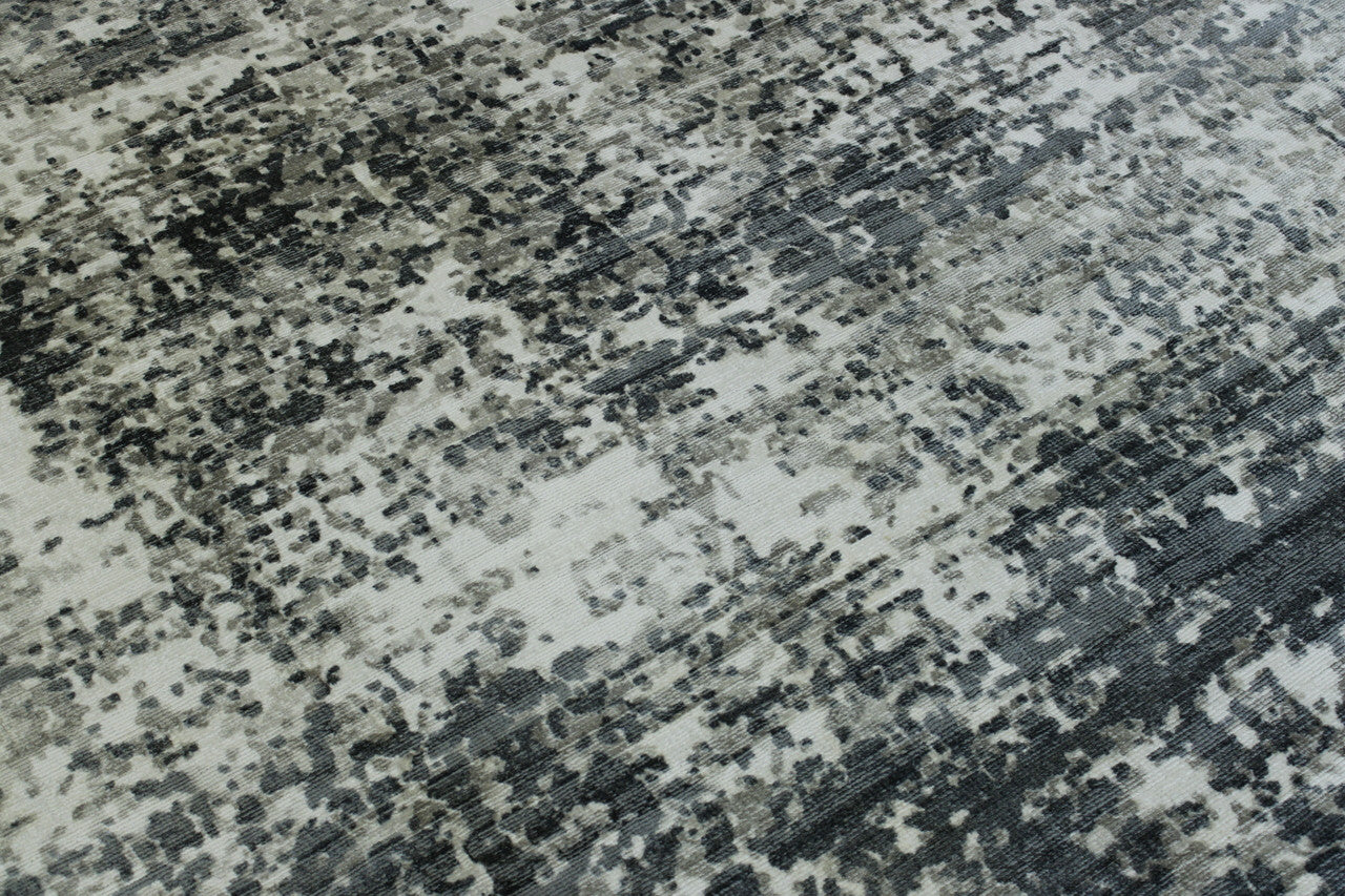 Modern Abstract Design rug corner detail
