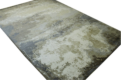 Modern Abstract Broken Design rug border detail