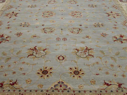 Chobie Oushak / Peshawar hand-knotted wool rug in Blue, 10'2" x 14'0", SKU W11412