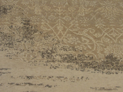 Modern Tibetan Sari Night Design rug border detail