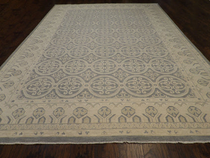 Oushak Khotan wool texture close-up