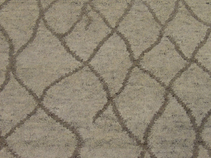 Back of Moroccan Tibetan Weave Design hand-knotted rug
