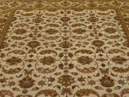 Back of Ziegler hand-knotted rug