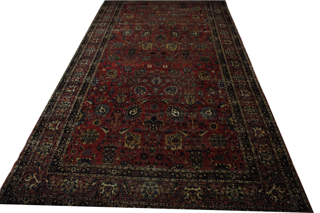 Traditional Antique Farahan pattern detail