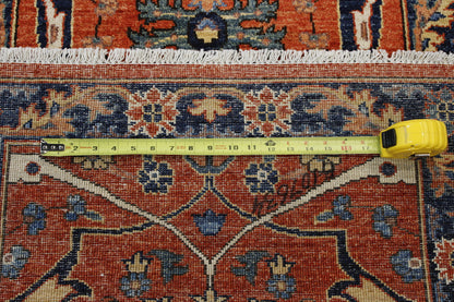 Back of Tribal Fine Sherapi hand-knotted rug
