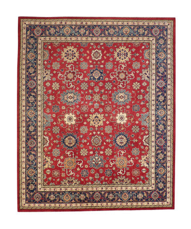 Tribal Super Kazak Wool Hand Knotted Rug 8x10 -b-107